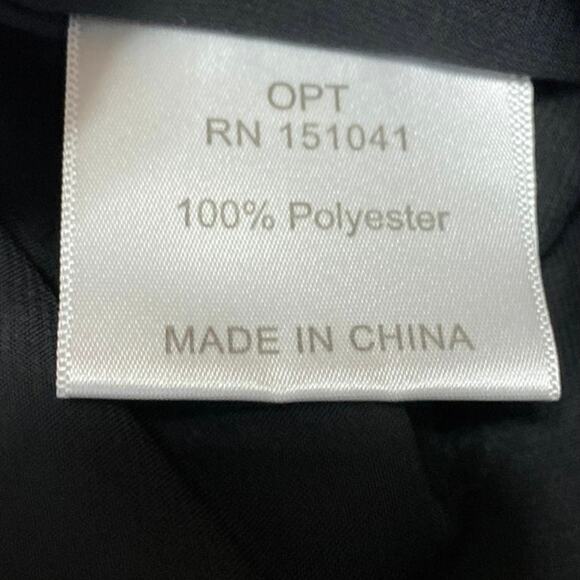 O.P.T Black Yellow Floral Sleeveless Tie Strap Cami Tank Midi A Line Dress Sz L - Picture 4 of 4